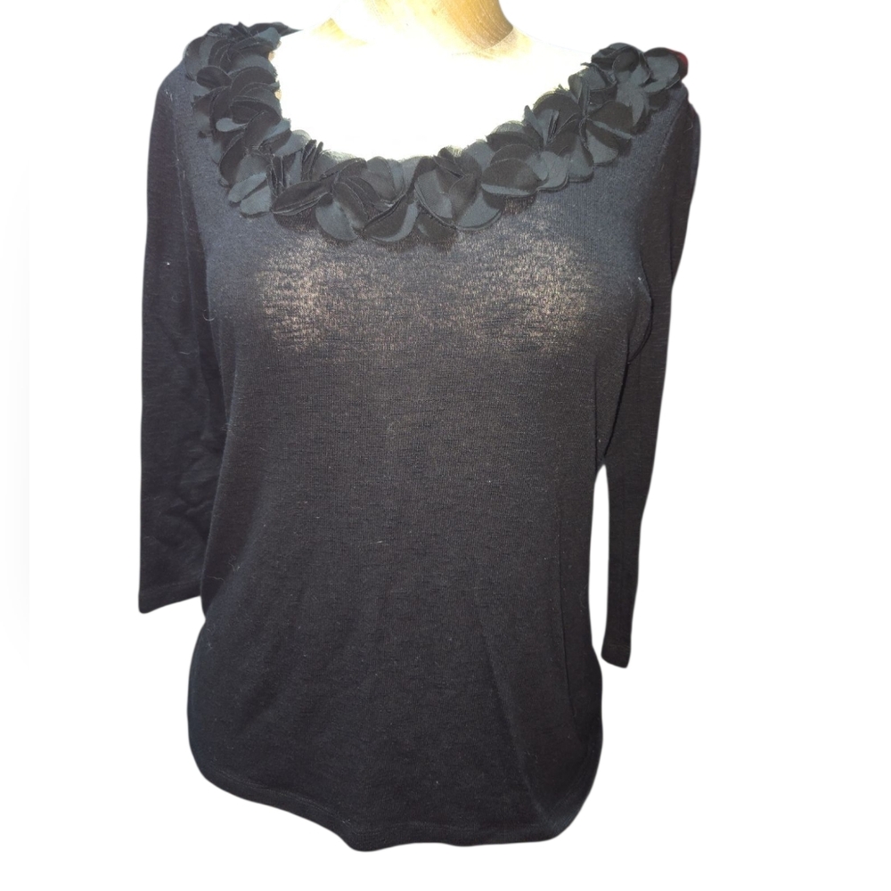 Forever Fashion Black Sweater Top Size XL